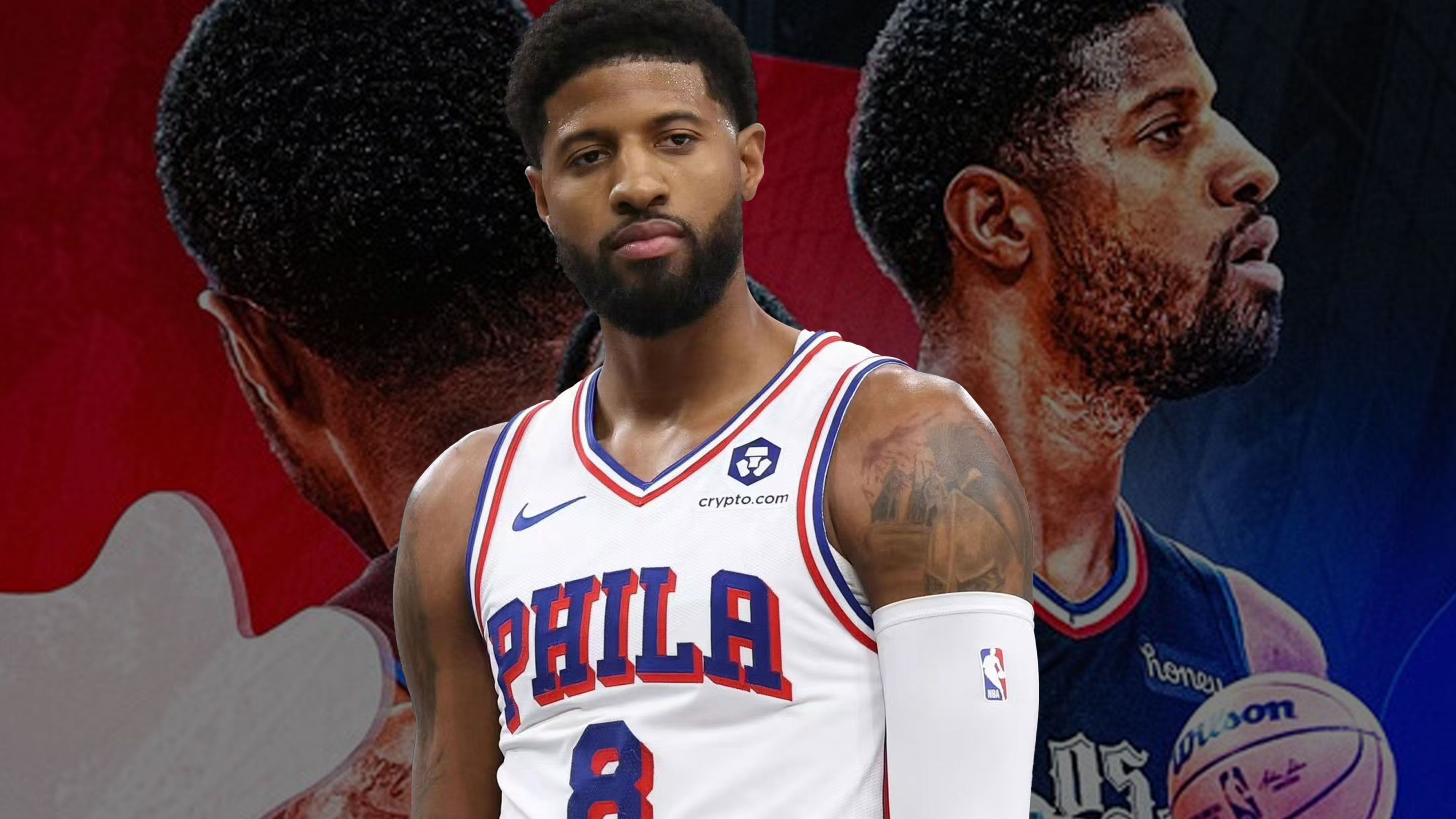NBA-乔治训练受伤已接受左膝关节镜手术